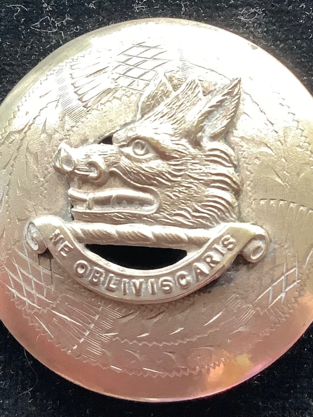 Antique Scottish silver brooch